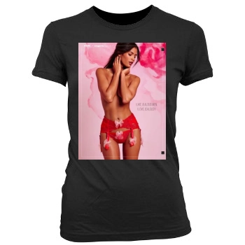 Adriana Lima Women's Junior Cut Crewneck T-Shirt