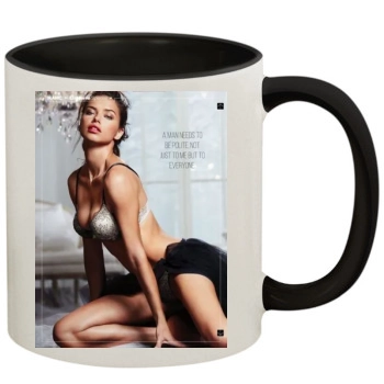 Adriana Lima 11oz Colored Inner & Handle Mug