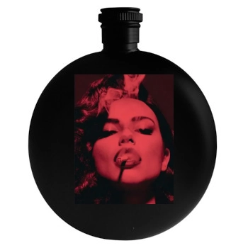 Adriana Lima Round Flask