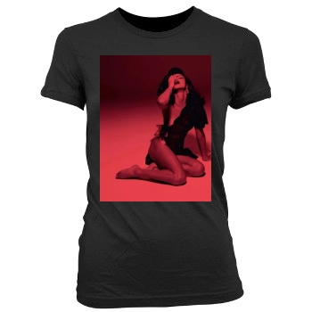 Adriana Lima Women's Junior Cut Crewneck T-Shirt