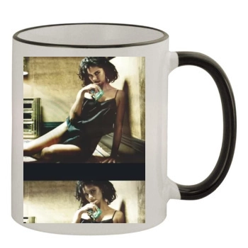 Adriana Lima 11oz Colored Rim & Handle Mug