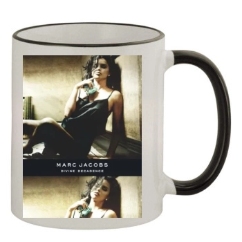 Adriana Lima 11oz Colored Rim & Handle Mug