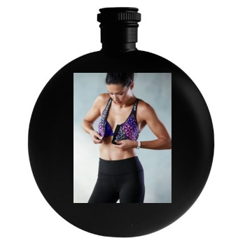 Adriana Lima Round Flask