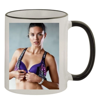 Adriana Lima 11oz Colored Rim & Handle Mug