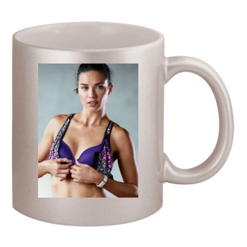 Adriana Lima 11oz Metallic Silver Mug