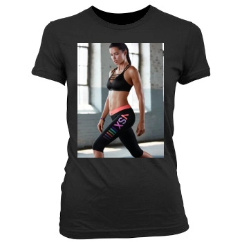 Adriana Lima Women's Junior Cut Crewneck T-Shirt