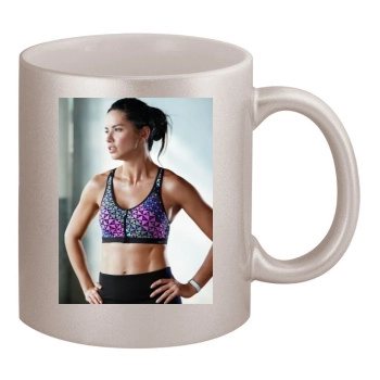 Adriana Lima 11oz Metallic Silver Mug