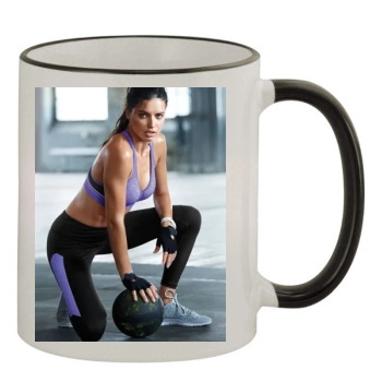 Adriana Lima 11oz Colored Rim & Handle Mug