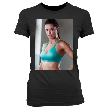 Adriana Lima Women's Junior Cut Crewneck T-Shirt