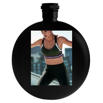 Adriana Lima Round Flask