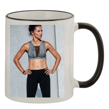 Adriana Lima 11oz Colored Rim & Handle Mug