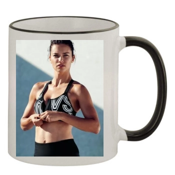 Adriana Lima 11oz Colored Rim & Handle Mug