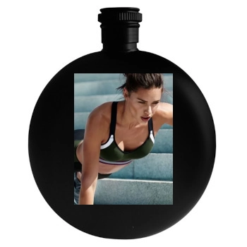 Adriana Lima Round Flask