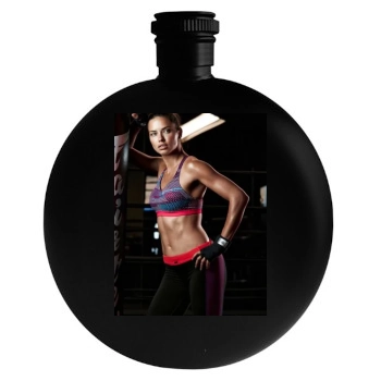 Adriana Lima Round Flask