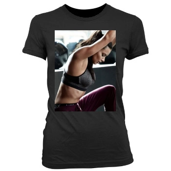 Adriana Lima Women's Junior Cut Crewneck T-Shirt