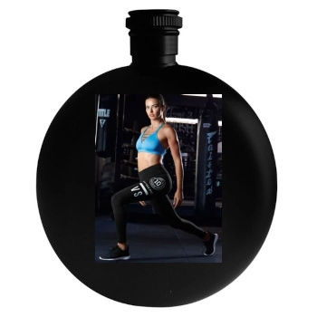 Adriana Lima Round Flask