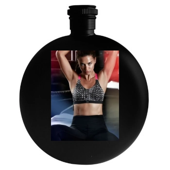 Adriana Lima Round Flask