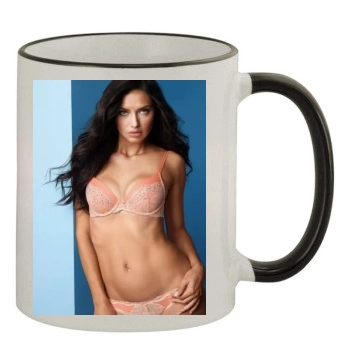 Adriana Lima 11oz Colored Rim & Handle Mug