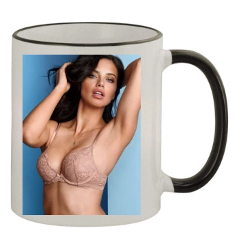 Adriana Lima 11oz Colored Rim & Handle Mug