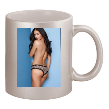 Adriana Lima 11oz Metallic Silver Mug