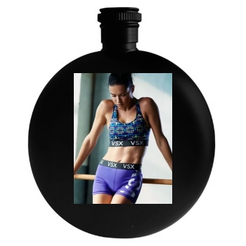 Adriana Lima Round Flask