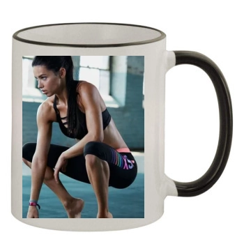 Adriana Lima 11oz Colored Rim & Handle Mug