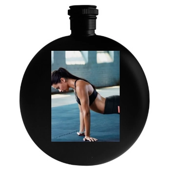 Adriana Lima Round Flask