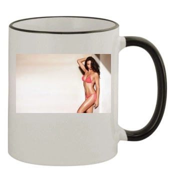 Adriana Lima 11oz Colored Rim & Handle Mug