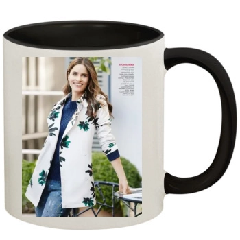 Amanda Peet 11oz Colored Inner & Handle Mug