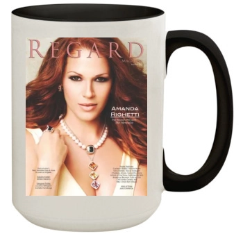 Amanda Righetti 15oz Colored Inner & Handle Mug