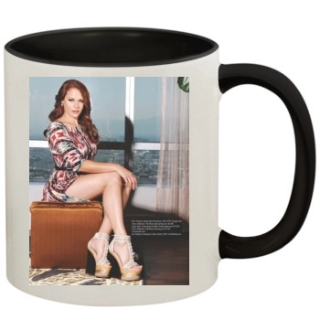 Amanda Righetti 11oz Colored Inner & Handle Mug