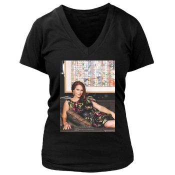 Amanda Righetti Women's Deep V-Neck TShirt