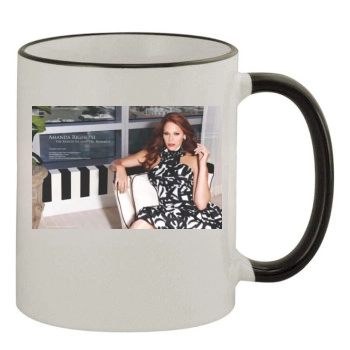 Amanda Righetti 11oz Colored Rim & Handle Mug