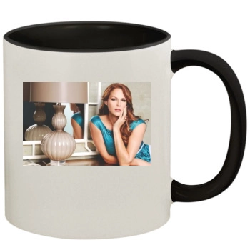 Amanda Righetti 11oz Colored Inner & Handle Mug