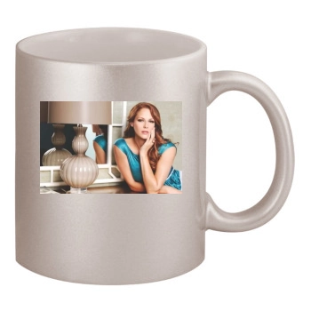 Amanda Righetti 11oz Metallic Silver Mug