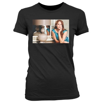 Amanda Righetti Women's Junior Cut Crewneck T-Shirt