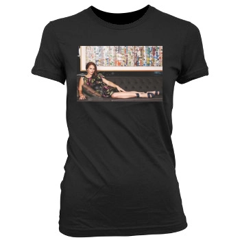 Amanda Righetti Women's Junior Cut Crewneck T-Shirt