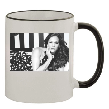 Amanda Righetti 11oz Colored Rim & Handle Mug