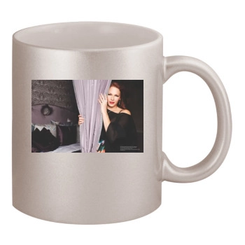 Amanda Righetti 11oz Metallic Silver Mug