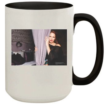 Amanda Righetti 15oz Colored Inner & Handle Mug