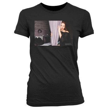 Amanda Righetti Women's Junior Cut Crewneck T-Shirt