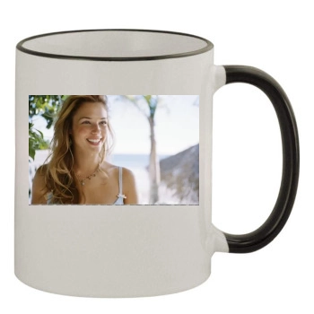 Amanda Righetti 11oz Colored Rim & Handle Mug