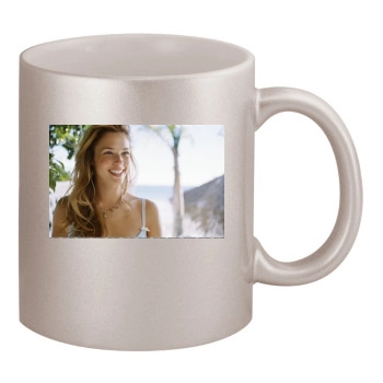 Amanda Righetti 11oz Metallic Silver Mug