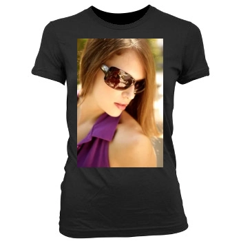 Amanda Righetti Women's Junior Cut Crewneck T-Shirt