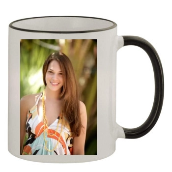 Amanda Righetti 11oz Colored Rim & Handle Mug