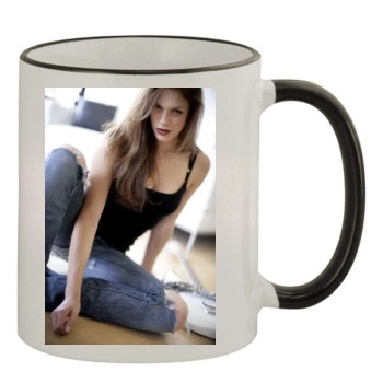 Amanda Righetti 11oz Colored Rim & Handle Mug