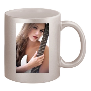 Amanda Righetti 11oz Metallic Silver Mug