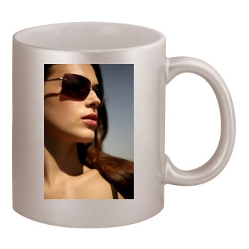 Amanda Righetti 11oz Metallic Silver Mug