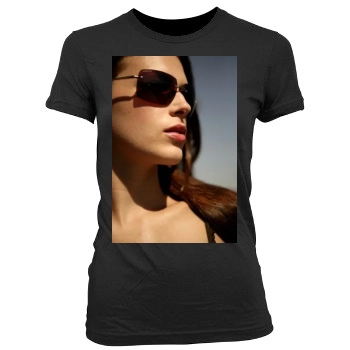 Amanda Righetti Women's Junior Cut Crewneck T-Shirt