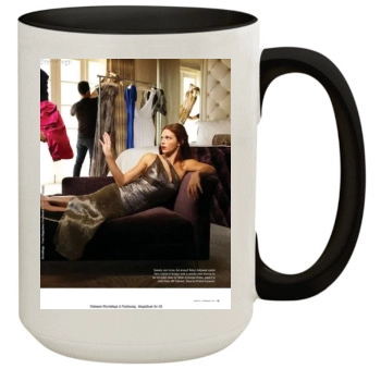 Amanda Righetti 15oz Colored Inner & Handle Mug